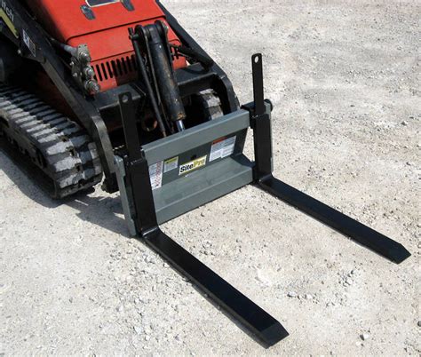 mini skid steer pallet forks|skid steer pallet fork extensions.